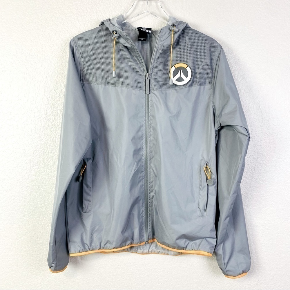 Blizzard Jinx Overwatch Logo Zip Up Windbreaker Jacket Size S